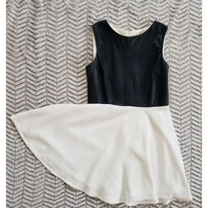 Black and White Mini Dress